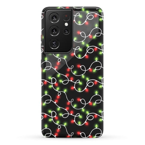 Christmas Lights Pattern Phone Case
